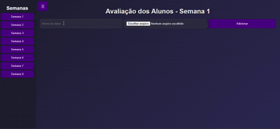 Sistema de Avaliação